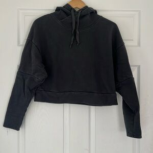 Copped dark gray Alo sweatshirt